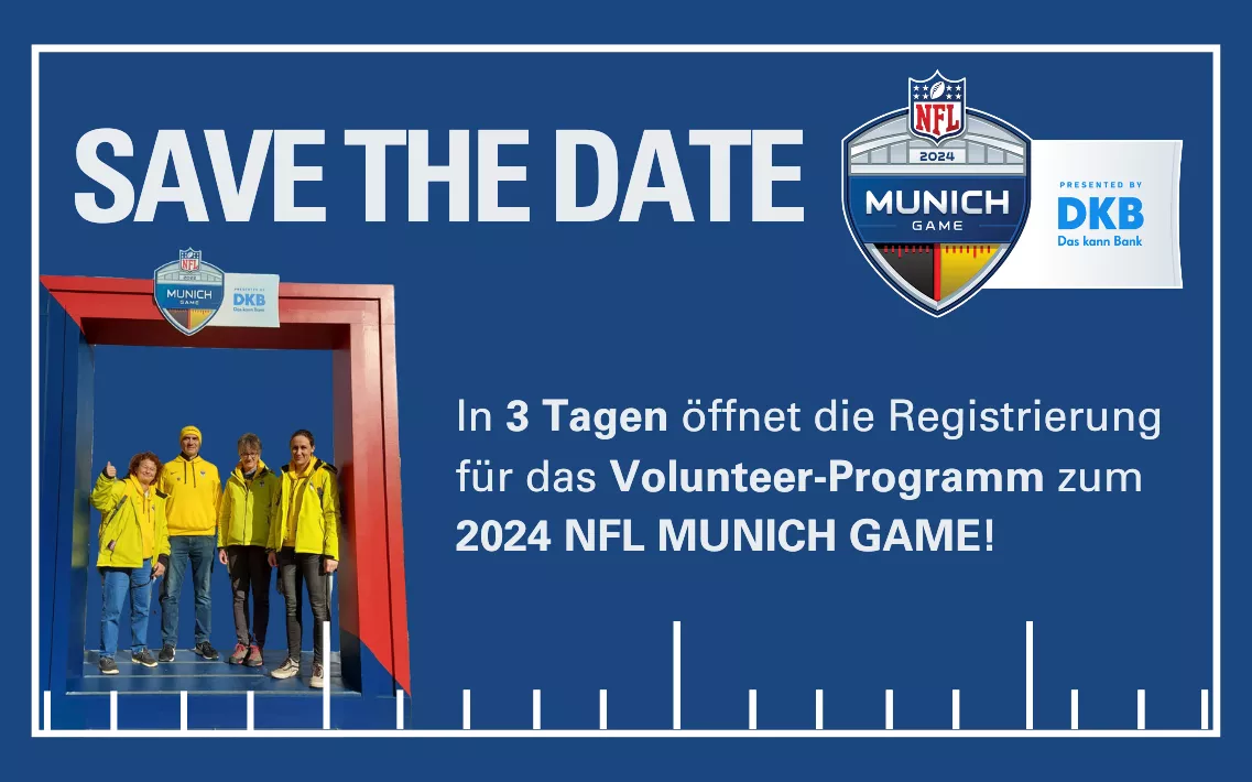 Volunteer Bewerbung Save the Date