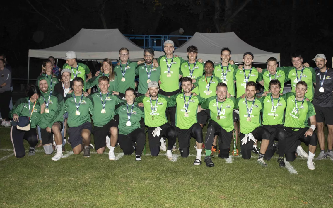 Munich Spatzen Deutschen Meister im Flag Football