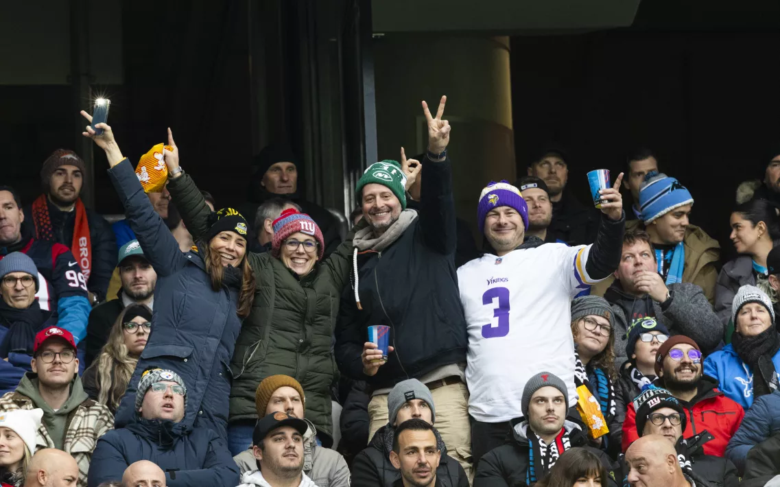 NFL Fans in der Allianz Arena